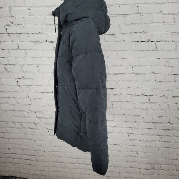 Abercrombie & Fitch Ultra Black Fleece Lined Insulated Hooded Jacket Size XS - Picture 13 of 15